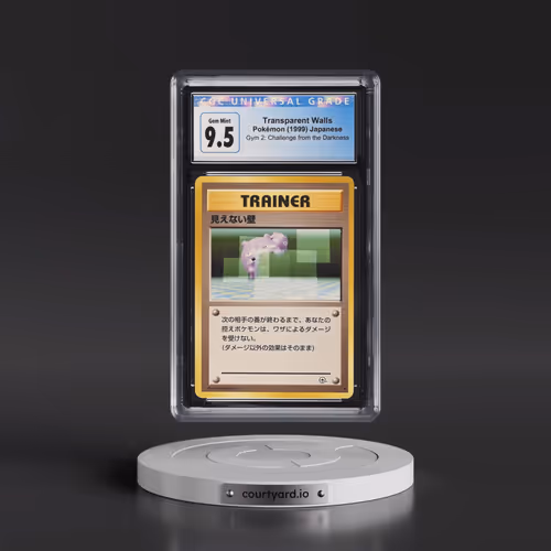 1999 Gym 2: Challenge from the Darkness Transparent Walls - Trainer (CGC 10 GEM MINT)
