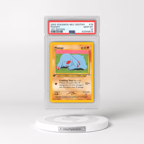 2002 Pokémon Neo Destiny #76 Phanpy - 1st Edition (PSA 10 GEM MINT)