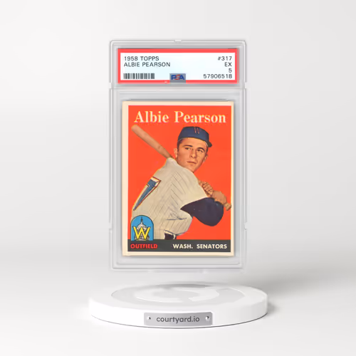 1958 Topps #317 Albie Pearson (PSA 5 EX)