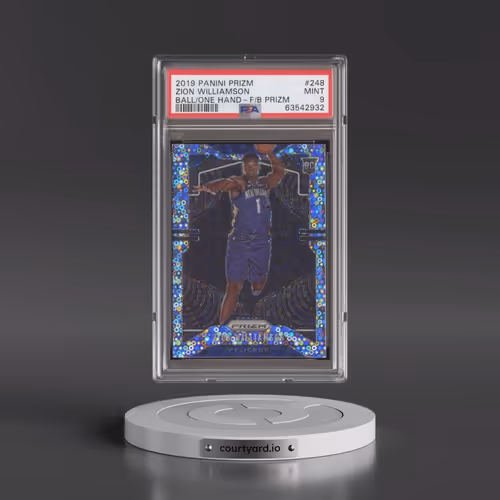 2019 Panini Prizm #248 Zion Williamson - Variation-Fast Break Prizm (PSA 9 MINT)