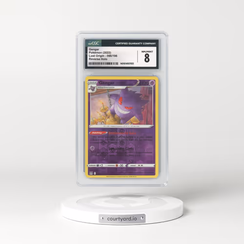 2022 Lost Origin #066/196 Gengar - Reverse Holo (CGC 8 NM-MT)