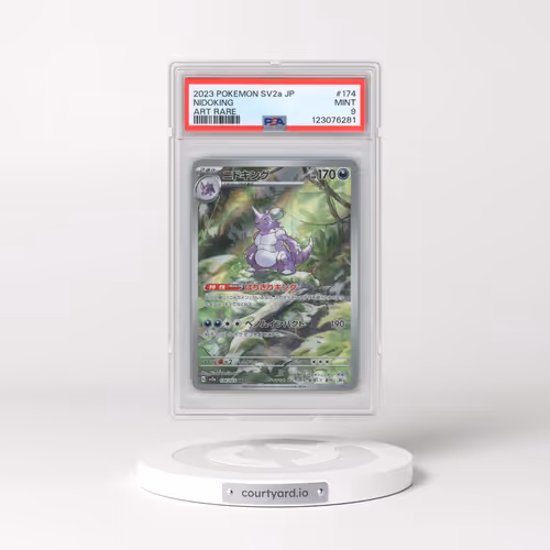 2023 Pokémon Sv2a-Pokémon 151 #174 Nidoking - Art Rare (PSA 9 MINT)