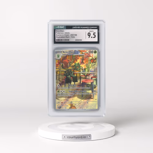 2023 Scarlet & Violet #202/198 Scovillain - Illustration Rare Holo (CGC 9.5 MINT+)
