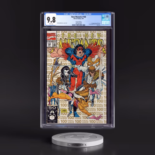 New Mutants #100 CGC 9.8 White Pages (Marvel Comics, 4/91) - Universal Second Printing