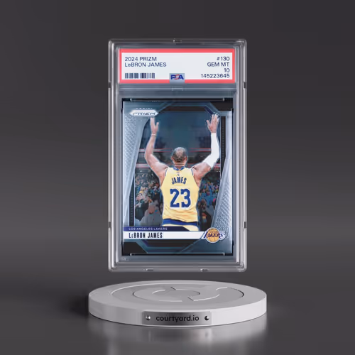 2024 Panini Prizm #130 LeBron James (PSA 10 GEM MINT)