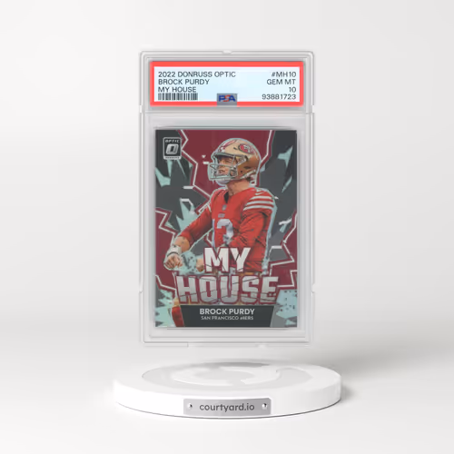 2022 Panini Donruss Optic My House #MH10 Brock Purdy (PSA 10 GEM MINT)