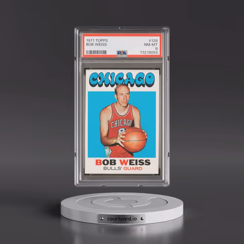 1971 Topps #128 Bob Weiss (PSA 8 NM-MT)