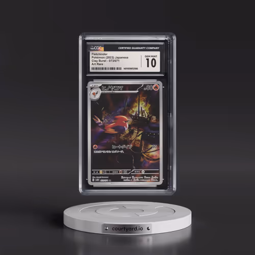 2023 Pokémon Sv2d-Clay Burst #073 Fletchinder - Art Rare (CGC 10 GEM MINT)