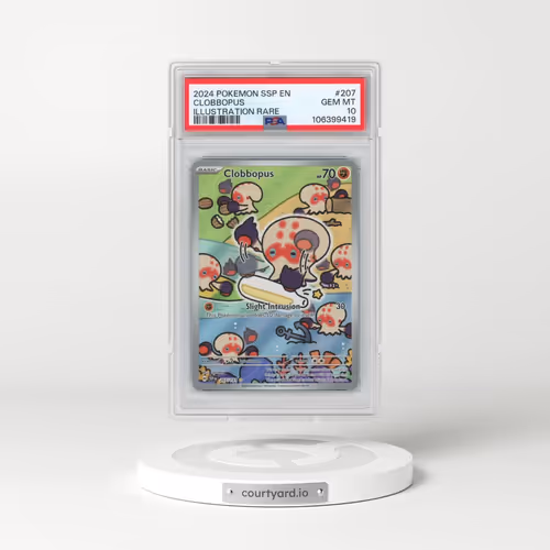 2024 Pokémon Ssp EN-Surging Sparks #207 Clobbopus - Illustration Rare (PSA 10 GEM MINT)