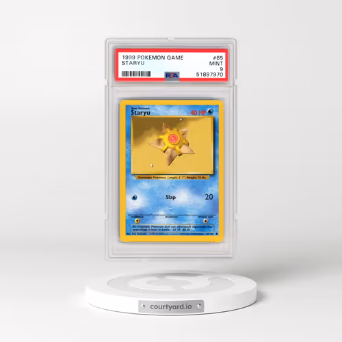 1999 Pokémon Game #65 Staryu (PSA 9 MINT)