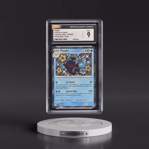 2024 Pokémon Paf EN-Paldean Fates #124 Palafin - Shiny Rare (CGC 9 MINT)