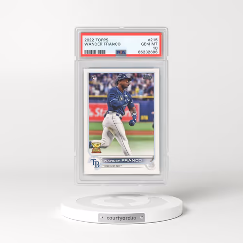 2022 Topps #215 Wander Franco (PSA 10 GEM MINT)