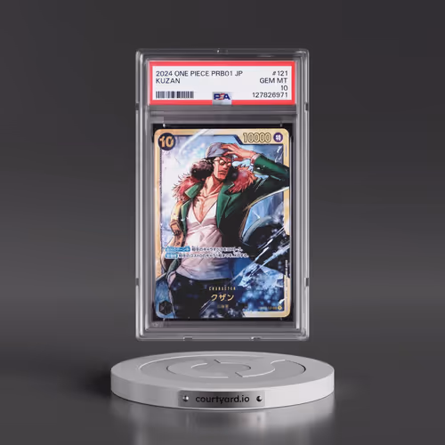 2024 One Piece Japanese PRB01-Premium Booster -One Piece Card the Best #121 Kuzan (PSA 10 GEM MINT)
