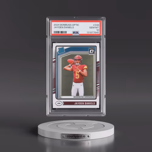 2024 Panini Donruss Optic #248 Jayden Daniels (PSA 10 GEM MINT)