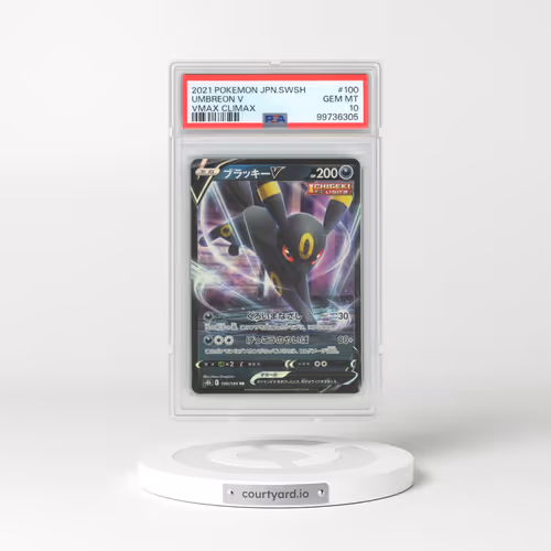 2021 Pokémon Sword & Shield Vmax Climax #100 Umbreon V - Holo (PSA 10 GEM MINT)