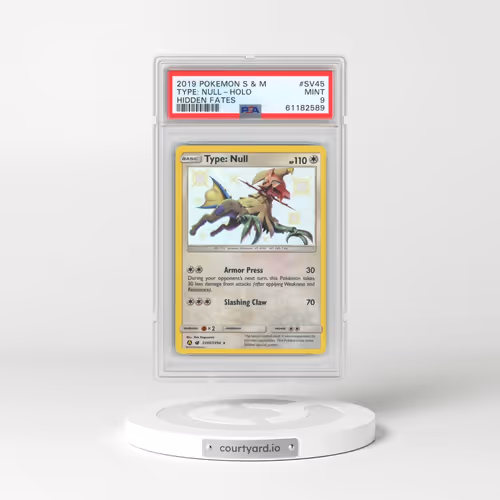 2019 Pokémon Sun & Moon Hidden Fates #SV45 Type: Null - Holo (PSA 9 MINT)