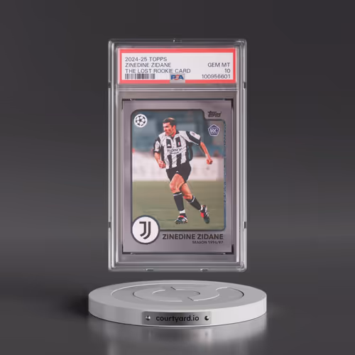 2024 Topps the Lost Rookie Cards Zinedine Zidane (PSA 10 GEM MINT)