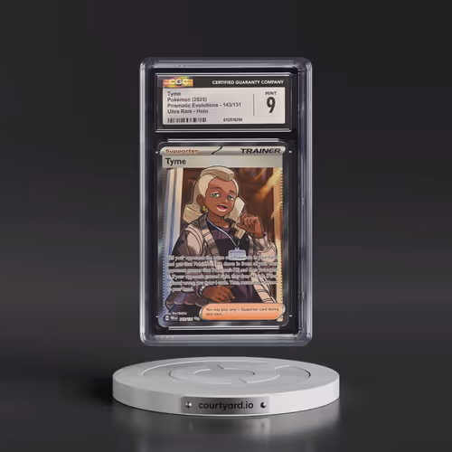 2025 Prismatic Evolutions - PRE EN #143/131 Tyme - Ultra Rare Holo (CGC 9 MINT)