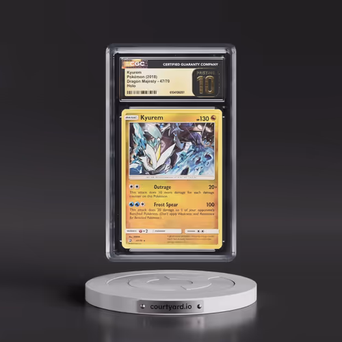 2018 Dragon Majesty #47/70 Kyurem - Holo (CGC 10 PRISTINE)