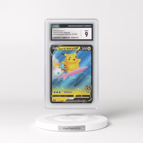 2021 25th Anniversary Collection #021/028 Surfing Pikachu V - Holo (CGC 9 MINT)