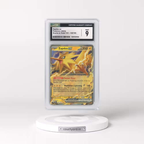 2023 Scarlet & Violet 151 - MEW EN #145/165 Zapdos ex (CGC 9 MINT)