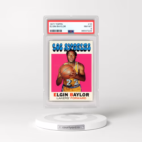 1971 Topps #10 Elgin Baylor (PSA 8 NM-MT)