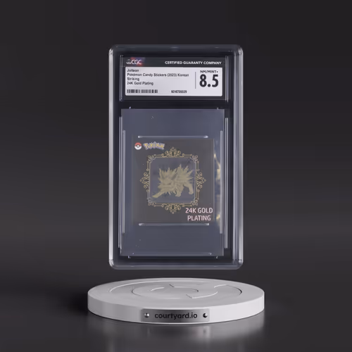 2023 Pokémon Popping Candy Stickers (2023 Striking) Jolteon - 24K Gold Plating (CGC 8.5 NM-MT+)