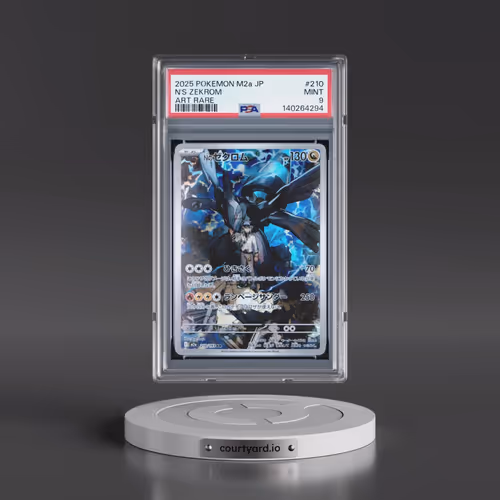 2025 Pokémon M2a-Mega Dream EX #210 N's Zekrom - Art Rare (PSA 9 MINT)