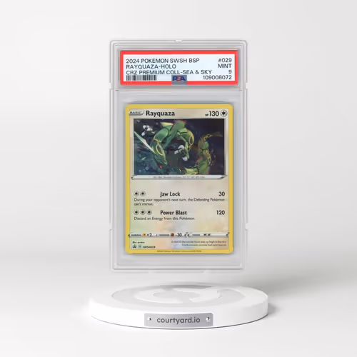2024 Pokémon Swsh Black Star Promo #029 Rayquaza - Holo Crown Zenith Premium Collection Sea & Sky (P