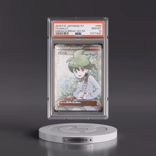 2015 Pokémon XY Emerald Break #089 Wally - 1st Edition Full Art (PSA 10 GEM MINT)