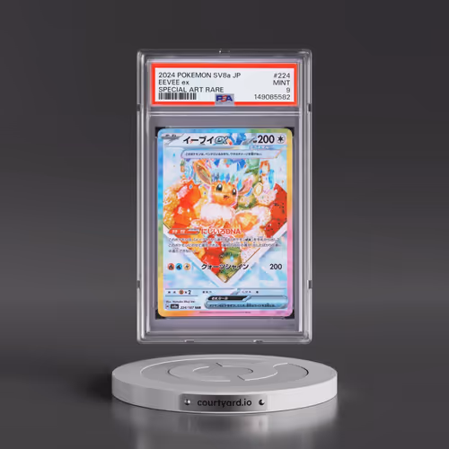 2024 Pokémon Sv8a-Terastal Fest EX #224 Eevee EX - Holo Special Art Rare (PSA 9 MINT)