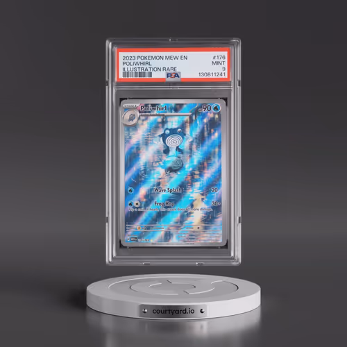 2023 Pokémon Mew EN-151 #176 Poliwhirl - Illustration Rare (PSA 9 MINT)