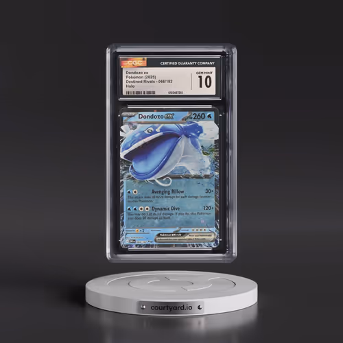 2025 Destined Rivals - DRI EN #066/182 Dondozo ex - Holo (CGC 10 GEM MINT)