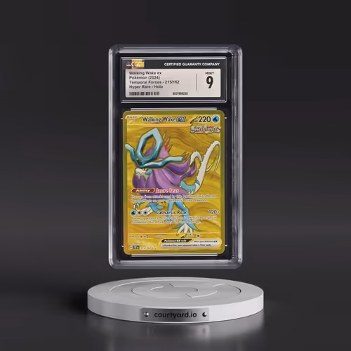 2023 Temporal Forces - TEF EN #215/162 Walking Wake ex - Hyper Rare Holo (CGC 9 MINT)