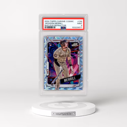 2024 Topps Chrome Cosmic #194 Jackson Merrill - Nucleus Refractor (PSA 9 MINT)