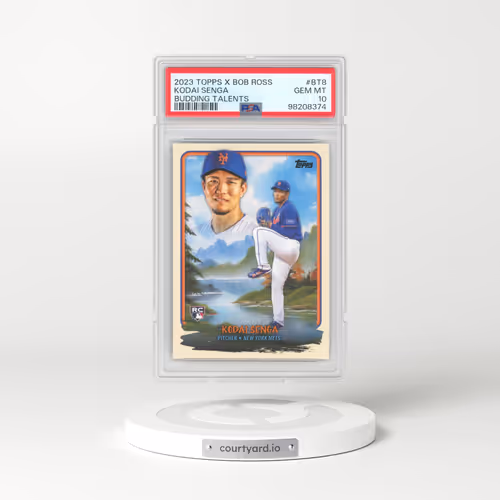 2023 Topps X Bob Ross the Joy of Baseball Budding Talents #BT8 Kodai Senga (PSA 10 GEM MINT)