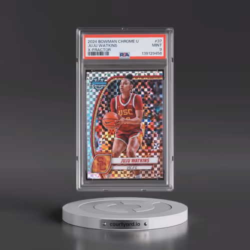 2024 Bowman Chrome University #37 Juju Watkins - X-Fractor (PSA 9 MINT)