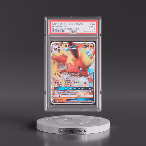 2018 Pokémon Sun & Moon Eevee GX Starter Set #001 Flareon GX - Holo (PSA 9 MINT)