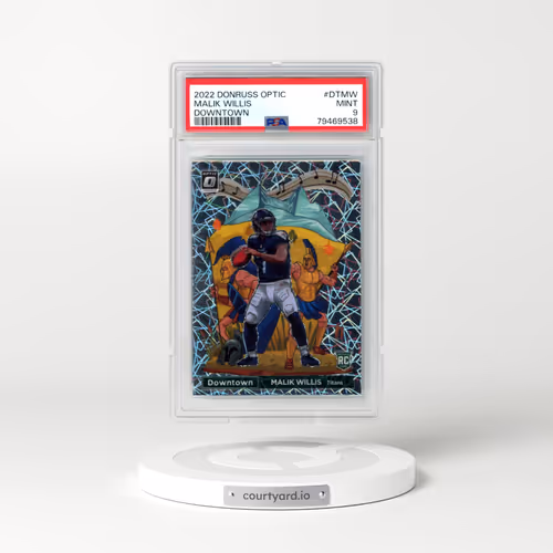 2022 Panini Donruss Optic Downtown #DTMW Malik Willis (PSA 9 MINT)