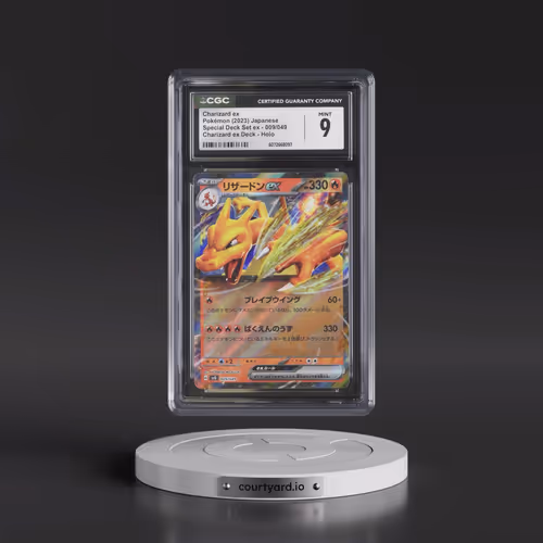 2023 Venusaur/Charizard/Blastoise Spec. Set ex #009/049 Charizard ex - Charizard ex Deck Holo (CGC 9