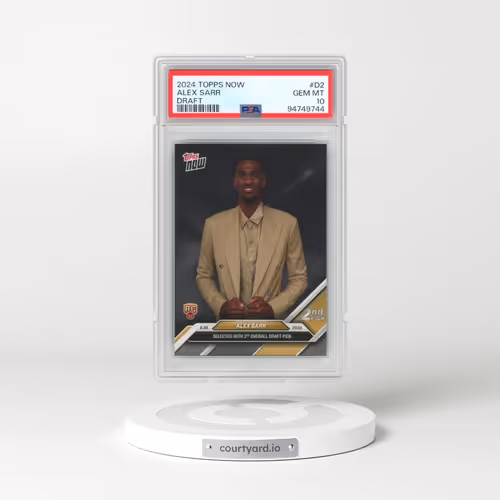 2024 Topps Now Draft #D2 Alex Sarr (PSA 10 GEM MINT)