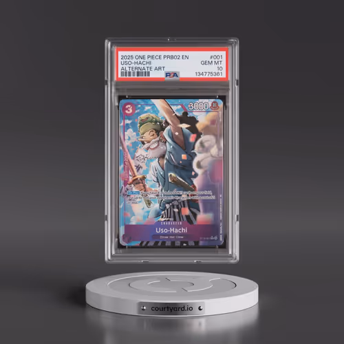 2025 One Piece PRB02-Premium Booster -One Piece Card the Best- Vol.2 #001 Uso-Hachi - Alternate Art