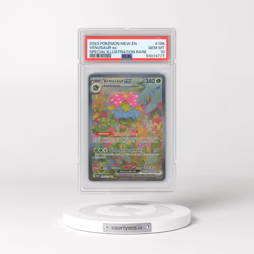 2023 Pokémon Mew EN-151 #198 Venusaur EX - Holo Special Illustration Rare (PSA 10 GEM MINT)