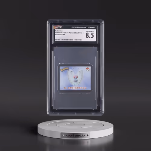 2000 Pokémon Stadium Action 3Ds (2000) - English #4 Butterfree (CGC 8.5 NM-MT+)