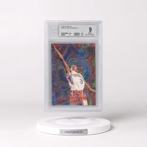 1996 Metal #236 Allen Iverson (BGS 9 MINT)