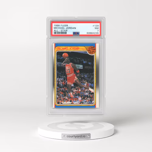 1988 Fleer #120 Michael Jordan - All-Star (PSA 7 NM)