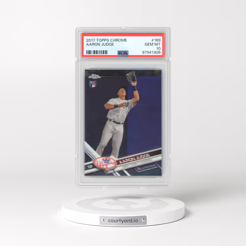 2017 Topps Chrome #169 Aaron Judge (PSA 10 GEM MINT)