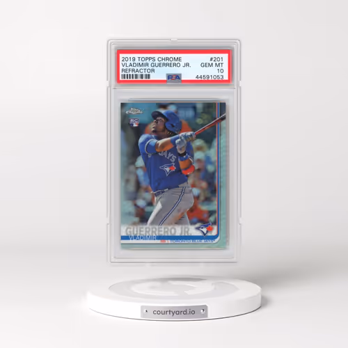 2019 Topps Chrome #201 Vladimir Guerrero Jr. - Refractor (PSA 10 GEM MINT)