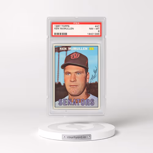 1967 Topps #47 Ken Mcmullen (PSA 8 NM-MT)