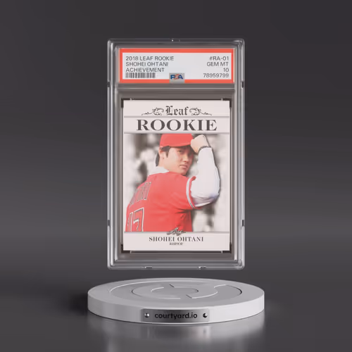 2018 Leaf Rookie Ohtani Achievement #RA-01 Shohei Ohtani (PSA 10 GEM MINT)